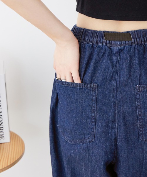 Fashion Letter(ファッションレター)の「【M-4L】ビッグポケット サーカスデニムパンツ(デニムパンツ・レディース・ネイビー/ブルー・LL/M/L/3L/4L)」の18枚目の写真