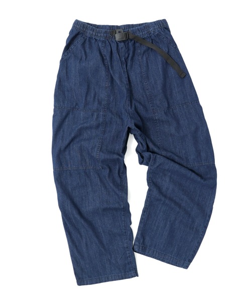 Fashion Letter(ファッションレター)の「【M-4L】ビッグポケット サーカスデニムパンツ(デニムパンツ・レディース・ネイビー/ブルー・LL/M/L/3L/4L)」の5枚目の写真