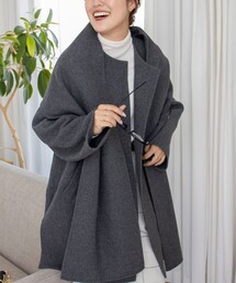 NOLLEY’S | ◇【WEB限定】ダブルクロス・リバーショートコート(ノーカラーコート)
