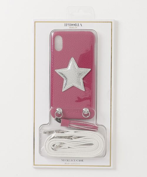 【IPHORIA アイフォリア】Necklace Strap Case for iPhone X/XS - Violet Star