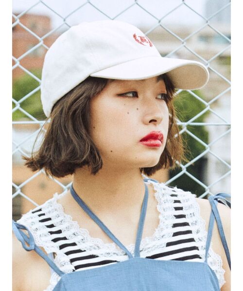 jouetie（ジュエティ）の「ロゴキャップ（キャップ・レディース・ネイビー/オフホワイト・FREE）」の5枚目の写真
