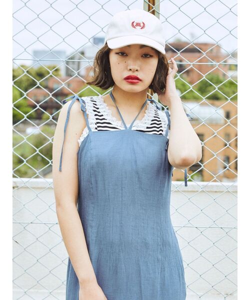 jouetie（ジュエティ）の「ロゴキャップ（キャップ・レディース・ネイビー/オフホワイト・FREE）」の11枚目の写真