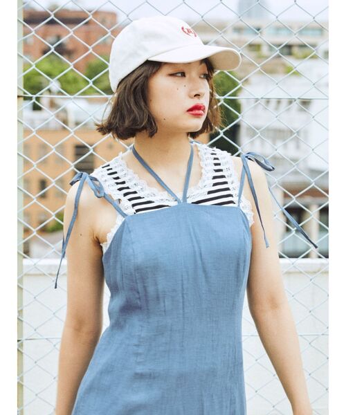 jouetie（ジュエティ）の「ロゴキャップ（キャップ・レディース・ネイビー/オフホワイト・FREE）」の12枚目の写真