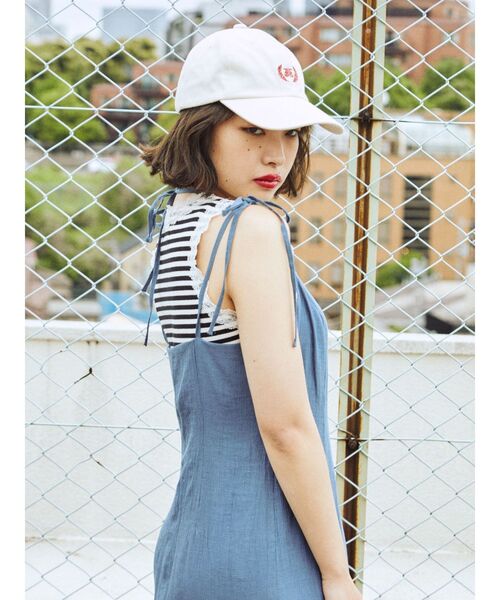 jouetie（ジュエティ）の「ロゴキャップ（キャップ・レディース・ネイビー/オフホワイト・FREE）」の13枚目の写真