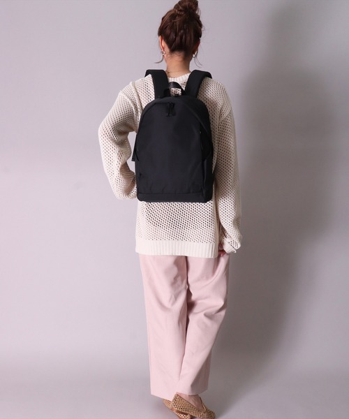 anello(アネロ)の「(LF)【anello】7ポケット デイパック(バックパック/リュック・レディース・ネイビー/ライトベージュ/ブラック・ONE SIZE)」の15枚目の写真