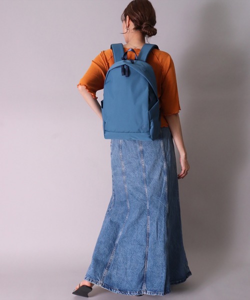 anello(アネロ)の「(LF)【anello】7ポケット デイパック(バックパック/リュック・レディース・ネイビー/ライトベージュ/ブラック・ONE SIZE)」の11枚目の写真