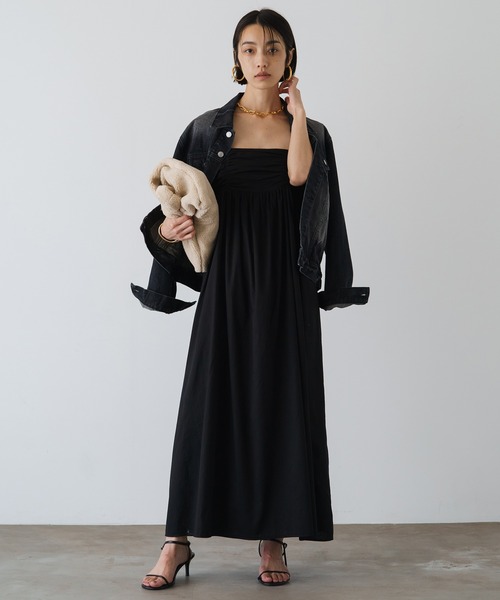 LOUNGEDRESS（ラウンジドレス）の「ギャザーキャミワンピース