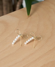 Chico | リボンパールピアス(ピアス(両耳用))