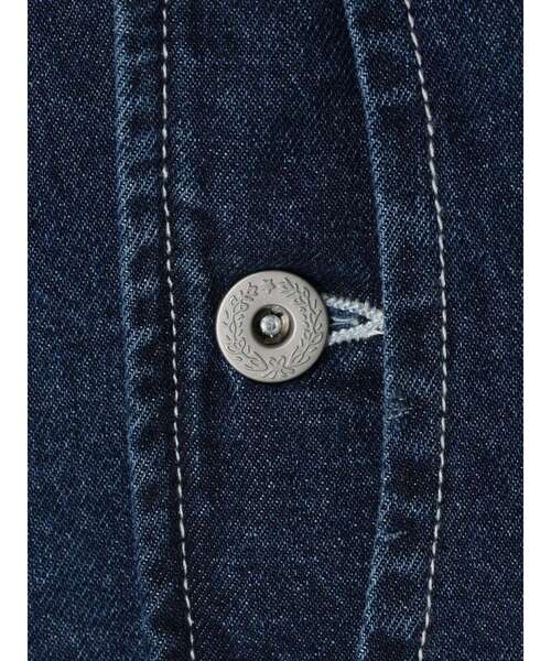 CRAFT STANDARD BOUTIQUE(クラフトスタンダードブティック)の「デニムワークベスト(ベスト・レディース・ダークインディゴブルー/インディゴブルー・M/L)」の12枚目の写真