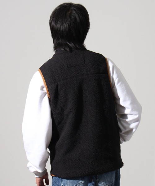 Carhartt(カーハート)の「【Carhartt/カーハート】RELAXED FIT FLEECE FULL ZIP VEST/リラックスフィット フルジップベスト(ベスト・メンズ・カーキ/ブラック・S)」の7枚目の写真