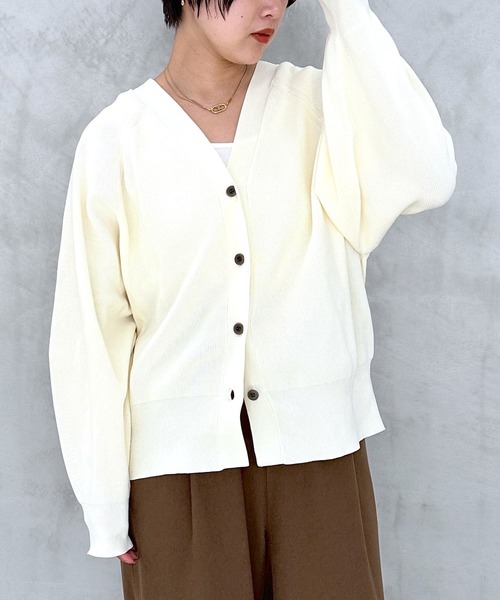 ⭐︎KP⭐︎ボディクリーム　村上ティシャツ3点セット セール】14ゲージスポンディッシュカーディガン 964233（カーディガン