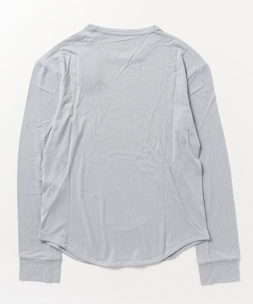 Reebok(リーボック)の「アクティブチル+ドリームブレンド ロングスリーブ Tシャツ / TS AC+DREAMBLEND LONG SLEEVE TEE(Tシャツ/カットソー・メンズ・ライトグレー/ブラック・SMALL/MEDIUM/LARGE/XX-LARGE/X-LARGE/X-SMALL)」の9枚目の写真