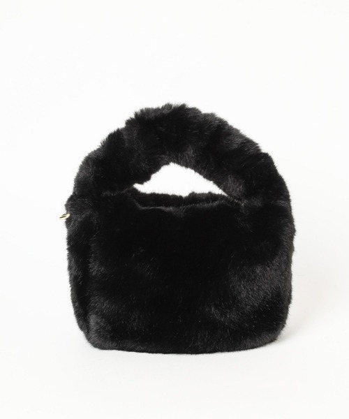 Andemiu（アンデミュウ）の「フェイクファーミニバッグ980205（トートバッグ・レディース・ベージュ/カーキ/ブラック・FREE）」の15枚目の写真