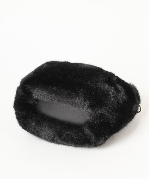 Andemiu（アンデミュウ）の「フェイクファーミニバッグ980205（トートバッグ・レディース・ベージュ/カーキ/ブラック・FREE）」の22枚目の写真