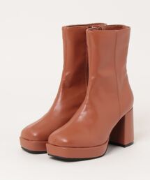 clear | 前後厚底ヒールショートブーツ≪2023AW新作≫(ブーツ)