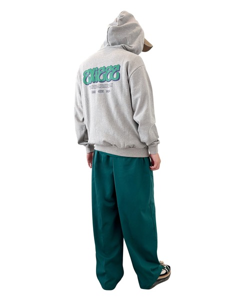 EXIEEE（イグジー）の「EXIEEE/ロゴZIPパーカー（パーカー・レディース・杢グレー/ブラウン/ブラック・SMALL/MEDIUM/LARGE）」の9枚目の写真