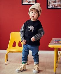 kladskap | 裾裏ロゴPTロング丈テーパードパンツ(チノパンツ)