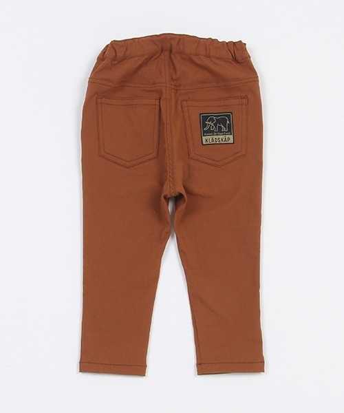 kladskap（クレードスコープ）の「裾裏ロゴPTロング丈テーパードパンツ（チノパンツ・キッズ・ブルー/ブラウン/ブラック・90cm/130cm/110cm/100cm/120cm/80ｃｍ）」の4枚目の写真