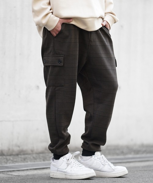 MinoriTY】毛玉ができないサルエルカーゴパンツ メンズ スウェット