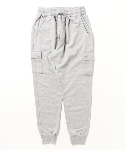 MinoriTY(マイノリティ)の「【MinoriTY】毛玉ができないサルエルカーゴパンツ メンズ スウェットパンツ ルーズフィット ジャージ(スウェットパンツ・メンズ・杢グレー/パープル/ブラック/オートミール/カーキ/チェック/ブラウン・S/M/L/XL)」の18枚目の写真