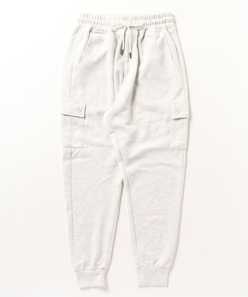 MinoriTY(マイノリティ)の「【MinoriTY】毛玉ができないサルエルカーゴパンツ メンズ スウェットパンツ ルーズフィット ジャージ(スウェットパンツ・メンズ・杢グレー/パープル/ブラック/オートミール/カーキ/チェック/ブラウン・S/M/L/XL)」の19枚目の写真