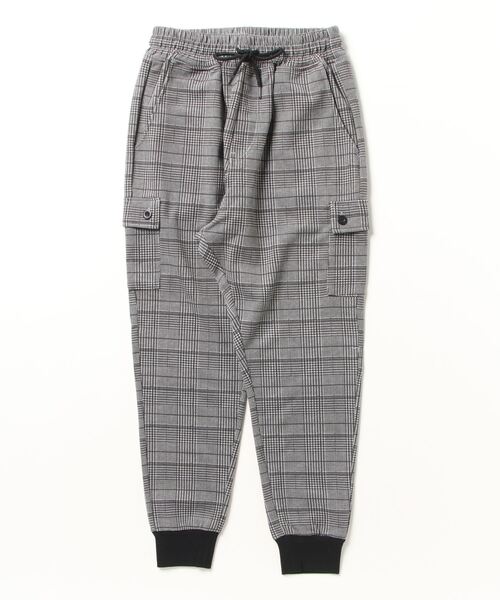 MinoriTY(マイノリティ)の「【MinoriTY】毛玉ができないサルエルカーゴパンツ メンズ スウェットパンツ ルーズフィット ジャージ(スウェットパンツ・メンズ・杢グレー/パープル/ブラック/オートミール/カーキ/チェック/ブラウン・S/M/L/XL)」の22枚目の写真