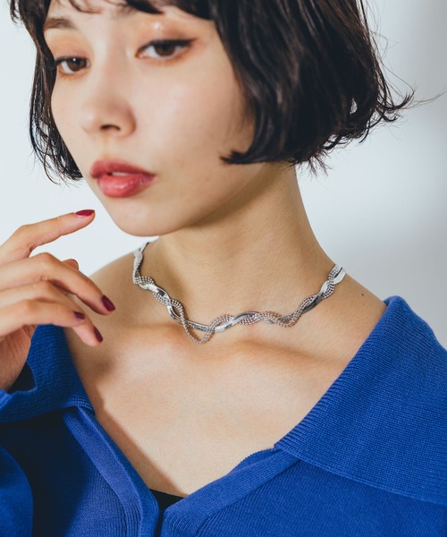 PAGEBOY（ページボーイ）の「レイヤードネックレス（ネックレス・レディース・ゴールド/シルバー・FREE）」の2枚目の写真