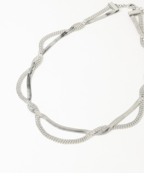 PAGEBOY（ページボーイ）の「レイヤードネックレス（ネックレス・レディース・ゴールド/シルバー・FREE）」の3枚目の写真