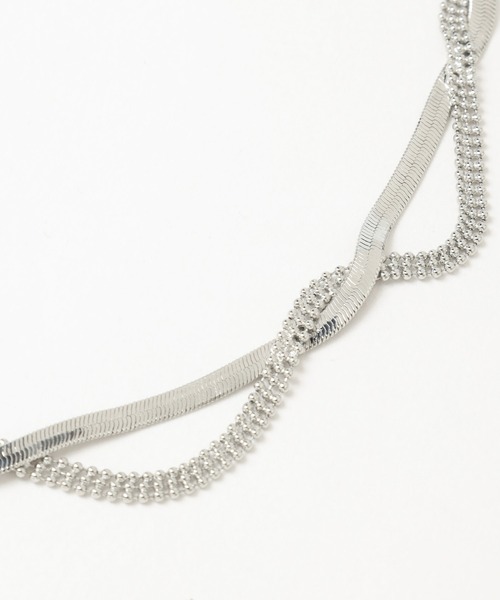 PAGEBOY（ページボーイ）の「レイヤードネックレス（ネックレス・レディース・ゴールド/シルバー・FREE）」の4枚目の写真