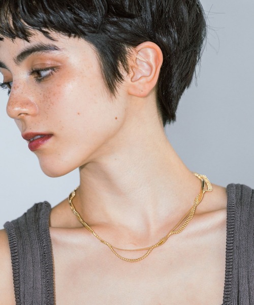 PAGEBOY（ページボーイ）の「レイヤードネックレス（ネックレス・レディース・ゴールド/シルバー・FREE）」の11枚目の写真