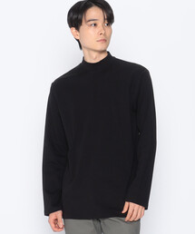 COMME CA ISM | エッセンシャルコットン ロングスリーブ モックネックＴシャツ(Tシャツ/カットソー)