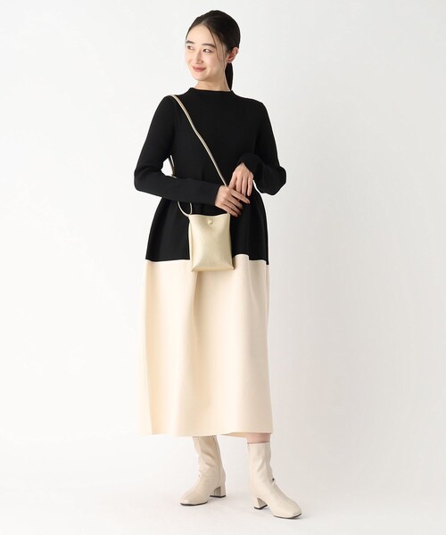 OPAQUE.CLIP(オペークドットクリップ)の「◆【軽量/長さ調整可能】合皮ミニショルダーバッグ(ショルダーバッグ・レディース・ブラック/ベージュ/ブルー/ゴールド/グレー・00)」の10枚目の写真