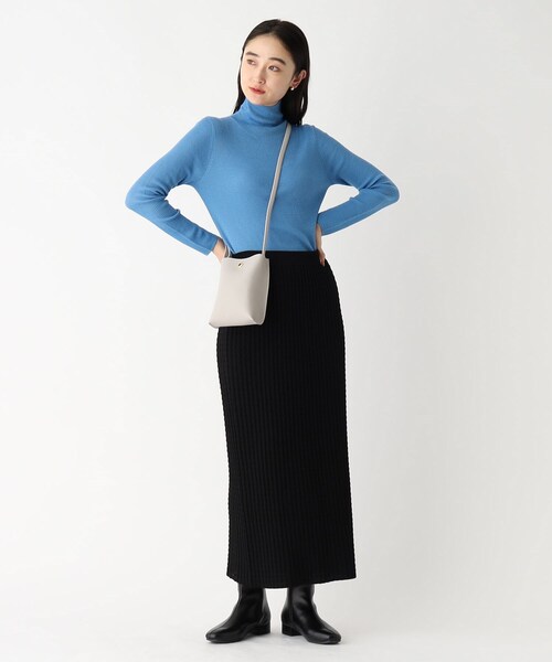 OPAQUE.CLIP(オペークドットクリップ)の「◆【軽量/長さ調整可能】合皮ミニショルダーバッグ(ショルダーバッグ・レディース・ブラック/ベージュ/ブルー/ゴールド/グレー・00)」の12枚目の写真