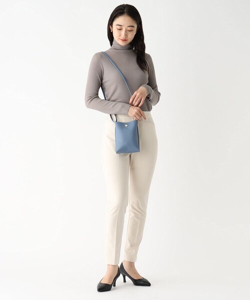 OPAQUE.CLIP(オペークドットクリップ)の「◆【軽量/長さ調整可能】合皮ミニショルダーバッグ(ショルダーバッグ・レディース・ブラック/ベージュ/ブルー/ゴールド/グレー・00)」の20枚目の写真