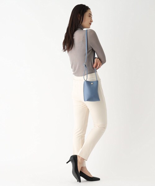 OPAQUE.CLIP(オペークドットクリップ)の「◆【軽量/長さ調整可能】合皮ミニショルダーバッグ(ショルダーバッグ・レディース・ブラック/ベージュ/ブルー/ゴールド/グレー・00)」の21枚目の写真