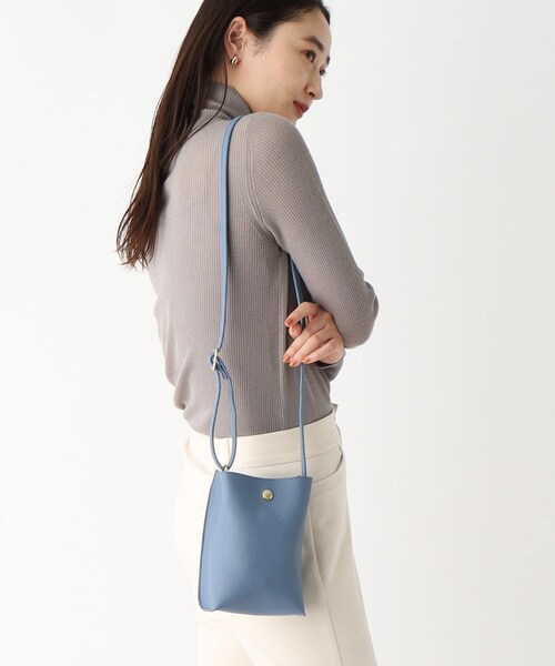 OPAQUE.CLIP(オペークドットクリップ)の「◆【軽量/長さ調整可能】合皮ミニショルダーバッグ(ショルダーバッグ・レディース・ブラック/ベージュ/ブルー/ゴールド/グレー・00)」の22枚目の写真