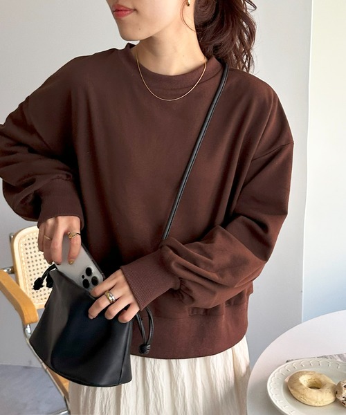ボリュームスリーブスウェット（タグ付き） WEB限定】カラーボリュームスリーブスウェット（Tシャツ/カットソー