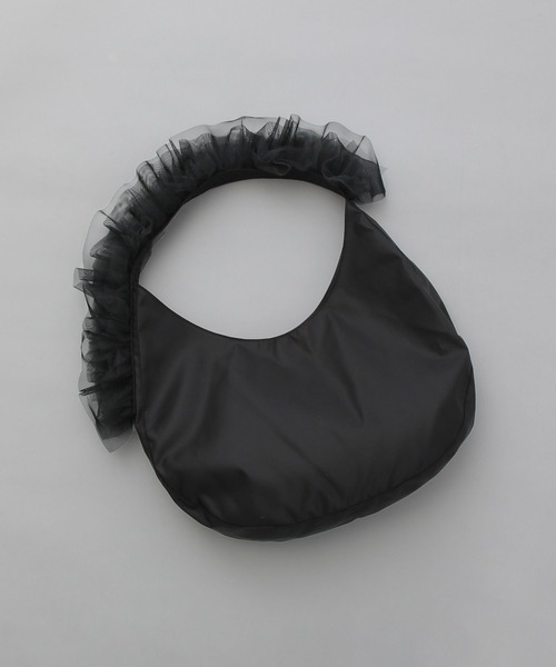 A part by（アパートバイ）の「チュールハンドルトート（ショルダーバッグ・レディース・ベージュ/ブラック/アイボリー/ブルー系その他2・FREE）」の10枚目の写真