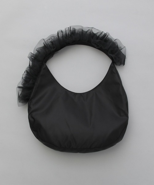 A part by（アパートバイ）の「チュールハンドルトート（ショルダーバッグ・レディース・ベージュ/ブラック/アイボリー/ブルー系その他2・FREE）」の11枚目の写真