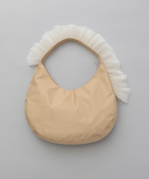 A part by（アパートバイ）の「チュールハンドルトート（ショルダーバッグ・レディース・ベージュ/ブラック/アイボリー/ブルー系その他2・FREE）」の14枚目の写真