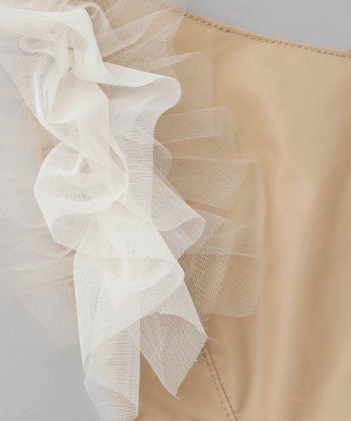 A part by（アパートバイ）の「チュールハンドルトート（ショルダーバッグ・レディース・ベージュ/ブラック/アイボリー/ブルー系その他2・FREE）」の21枚目の写真