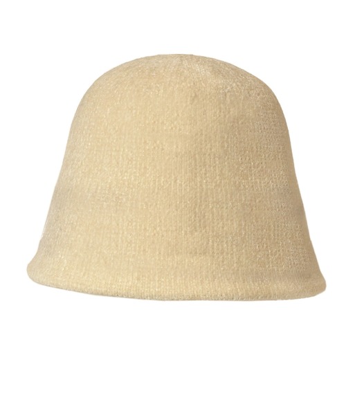 14+（イチヨンプラス）の「モール糸ベルハット（ハット・レディース・ホワイト/ブラック/ベージュ/オレンジ/チャコールグレー・MEDIUM）」の6枚目の写真