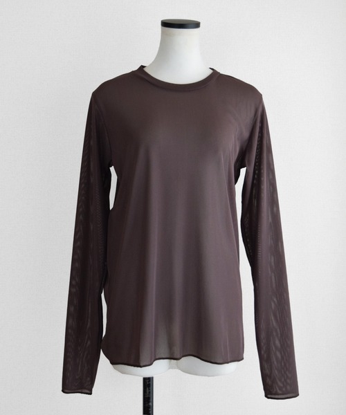 Marient(マリエント)の「メローシアーロンTOPS(Tシャツ/カットソー・レディース・アイボリー/チャコール/ブラック/ブラウン・FREE)」の13枚目の写真