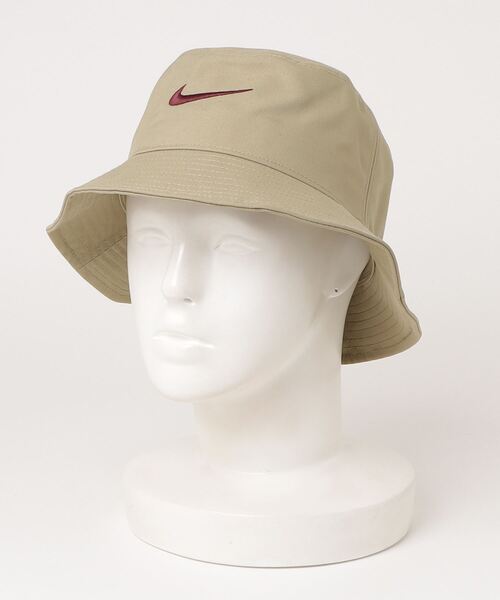 Nike ブラウンメッシュハット NIKE（ナイキ）の「NIKE Apex Swoosh Bucket Hat ナイキ