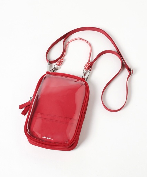 niko and...（ニコアンド）の「オリジナルマルチクリアショルダーバッグ（ショルダーバッグ・レディース・ホワイト/レッド/グリーン/パープル/ブルー/ブラック・0）」の6枚目の写真