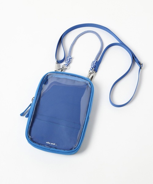 niko and...（ニコアンド）の「オリジナルマルチクリアショルダーバッグ（ショルダーバッグ・レディース・ホワイト/レッド/グリーン/パープル/ブルー/ブラック・0）」の4枚目の写真
