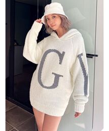 GYDA | GYDA BIGニットパーカー(ニット/セーター)