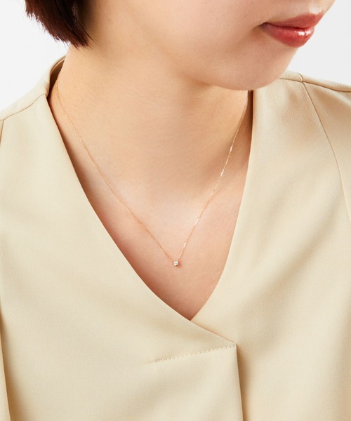 VENDOME AOYAMA（ヴァンドーム青山）の「K10YG ダイヤモンド ネックレス（ネックレス・レディース・イエローゴールド・40cm）」の7枚目の写真