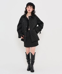 キルティング ミニスカート TINA:JOJUN