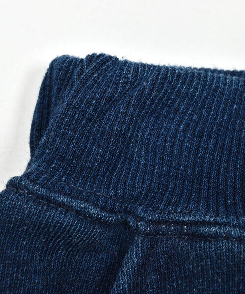 SLAP SLIP（スラップスリップ）の「フラップポケットデニムニットロングカーゴパンツ(80~130cm)（デニムパンツ・キッズ・ブルー/ネイビー・120cm/80ｃｍ/110cm/130cm/90cm/100cm）」の10枚目の写真